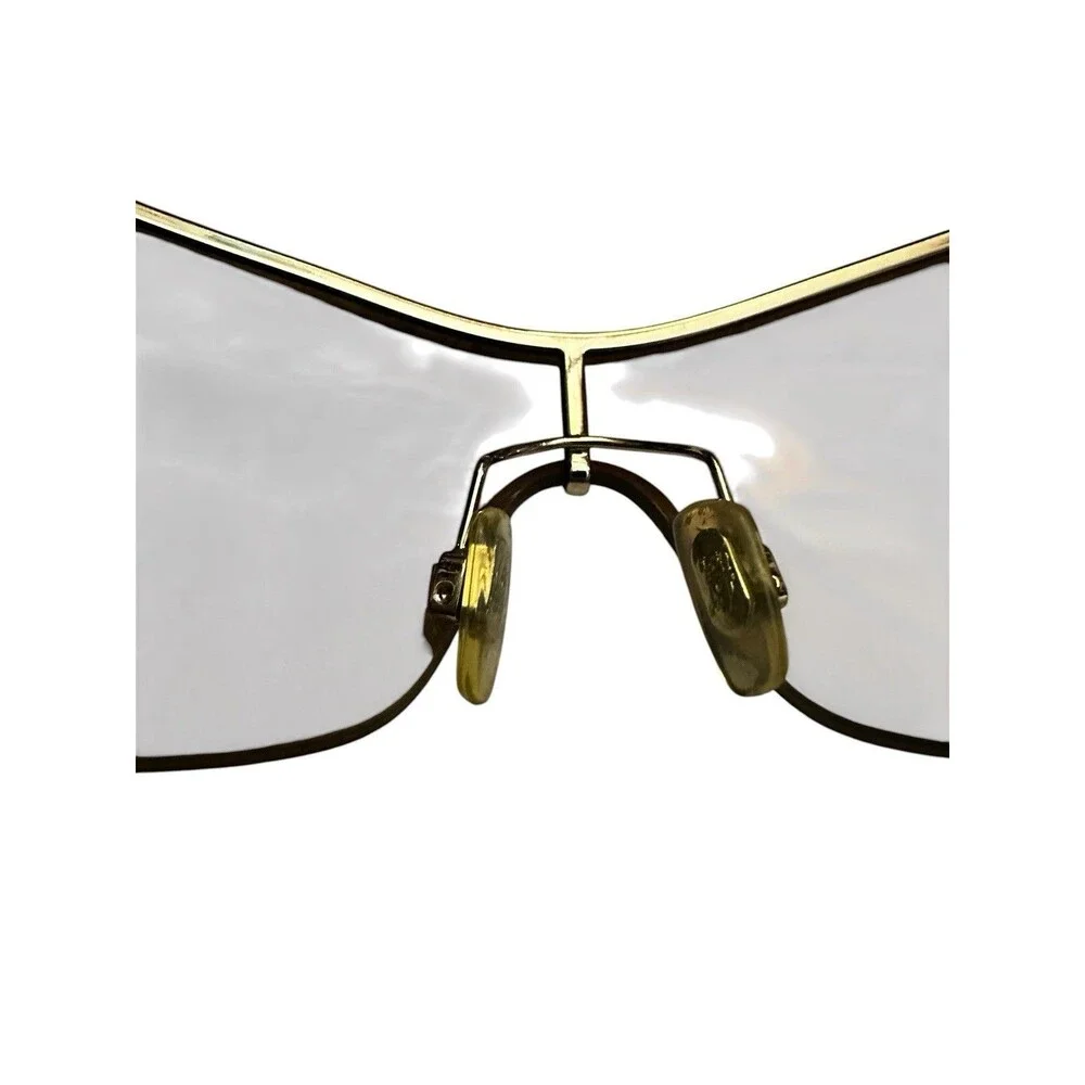 Burberry Sunglasses B3043 1002/13 125 3N Shield Brown Plaid Vintage Preloved
